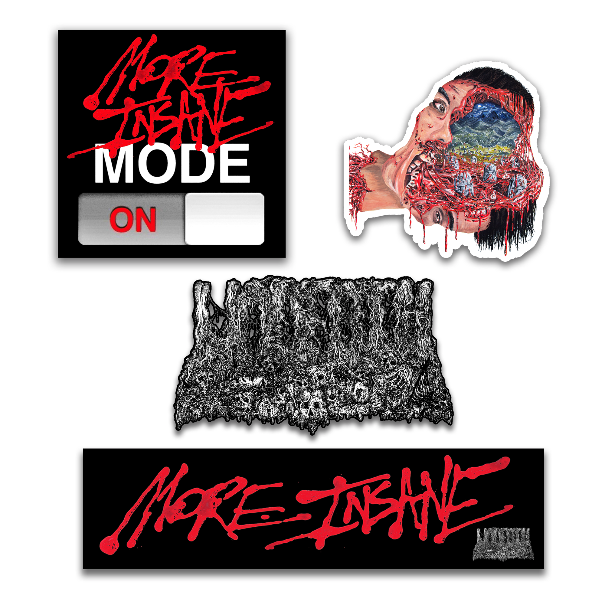 More Insane Sticker Pack (Pre-Order)