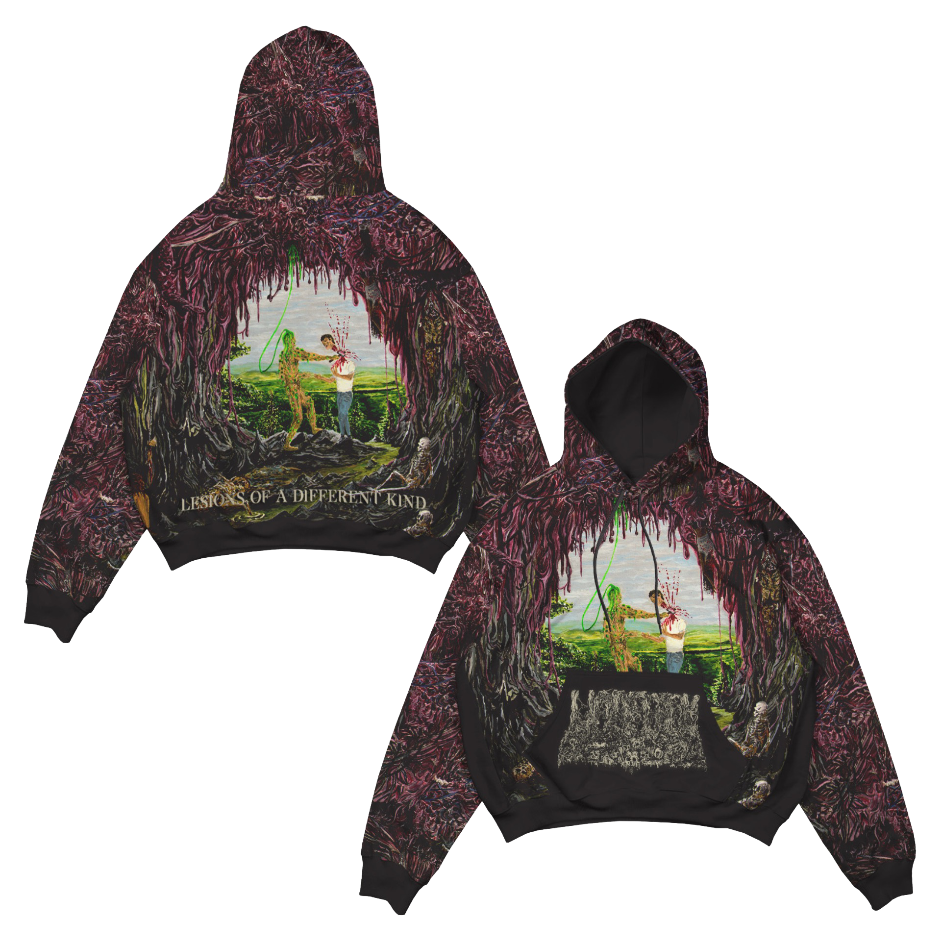 Lesions of a Different Kind All Over Print Hoodie
