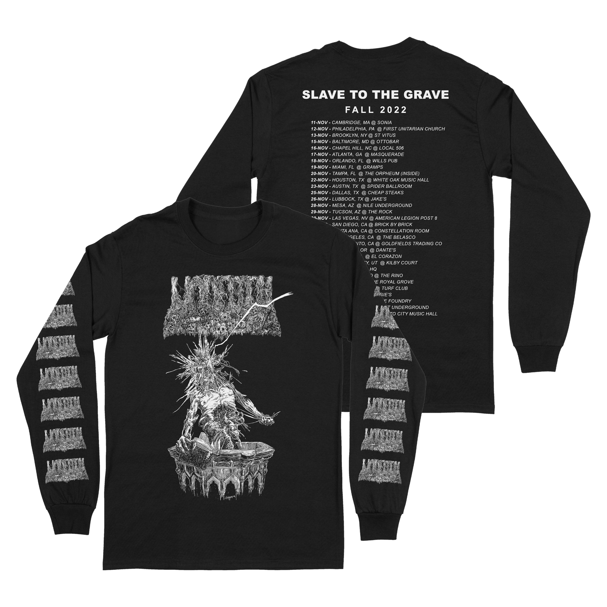 Slave To The Grave Tour Long Sleeve